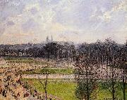 Camille Pissarro Tuileries Gardens Winter Afternoon Sweden oil painting artist